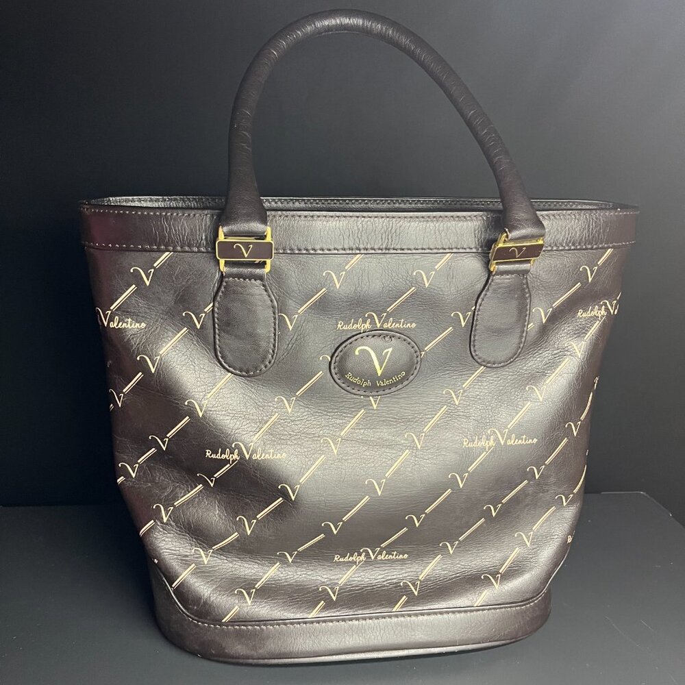Rudolph Valentino brown handbag EUC